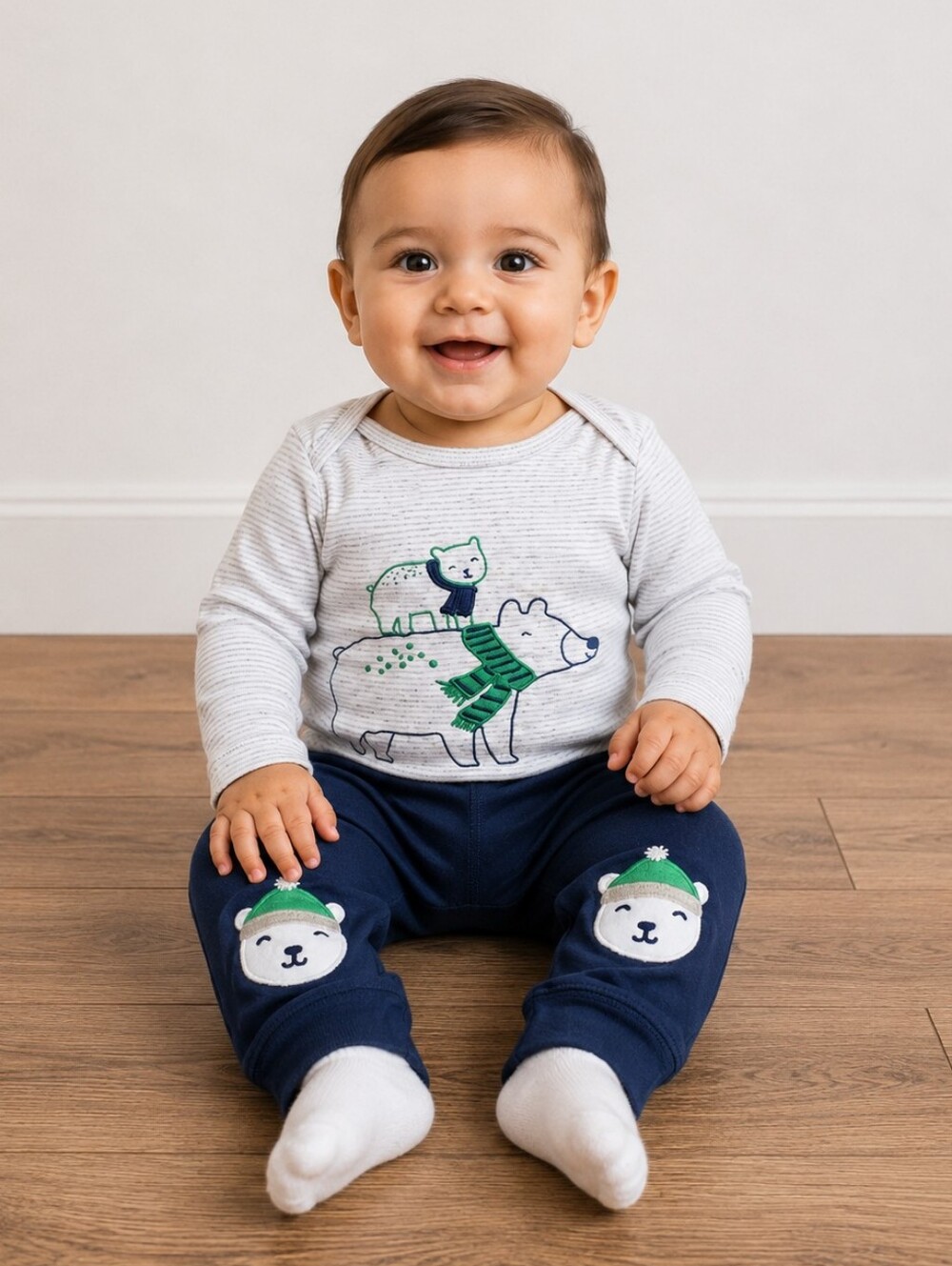 Carter's 6m polar bear outfit